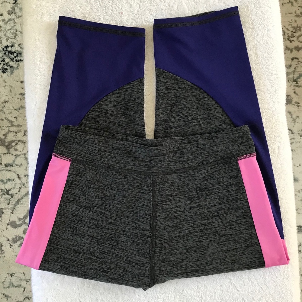 Adidas Capri 3/4 length Climalite Leggings Girls Size 10 / 12 (Medium) Big Kids